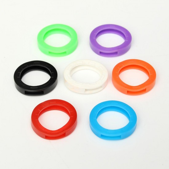 16Pcs Mixed Silicone Keys Ring Hollow Caps Identifier Covers Topper Tags Indicator 16Pcs Mixed Silicone Keys Ring Hollow Caps Identifier Covers Topper Tags Indicator