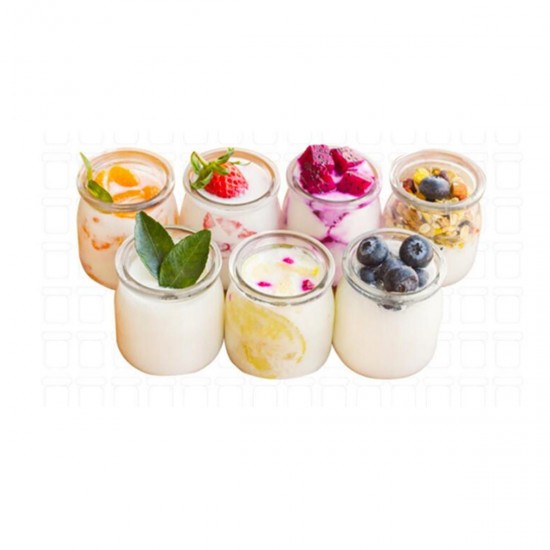 1.7L Yogurt Maker With Timer & 7 Glass Jars Automatic Smart Touch Screen Control Machine