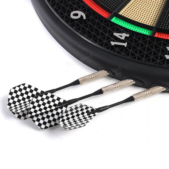 18 Inch Professional Electronic Dart Board Bullseye 4 LED Display 243 Play Methods 18 Inch Professional Electronic Dart Board Bullseye 4 LED Display 243 Play Methods