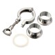 19/25/32/38/45/50mm Sanitary Pipe Weld Ferrule Set Gasket Tri Clamp OD 19/25/32/38/45/50mm Sanitary Pipe Weld Ferrule Set Gasket Tri Clamp OD