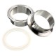 19/25/32/38/45/50mm Sanitary Pipe Weld Ferrule Set Gasket Tri Clamp OD 19/25/32/38/45/50mm Sanitary Pipe Weld Ferrule Set Gasket Tri Clamp OD