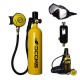 1L Scuba Oxygen Cylinder Air Tank Underwater Breathing Equipment Pump Tool Set Portable