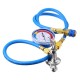 1M Car Van Air Conditioning Universal Charging Hose Pressure Gauge AC R134A