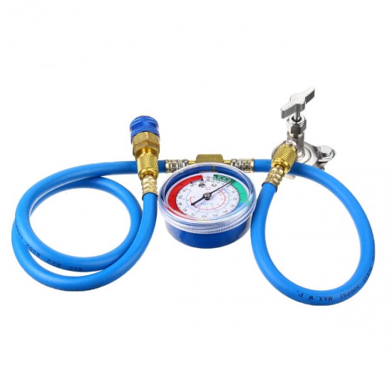 1M Car Van Air Conditioning Universal Charging Hose Pressure Gauge AC R134A