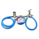 1M Car Van Air Conditioning Universal Charging Hose Pressure Gauge AC R134A