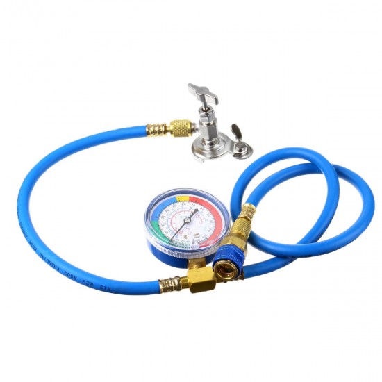 1M Car Van Air Conditioning Universal Charging Hose Pressure Gauge AC R134A