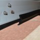 1m/3m/7m Garage Door Bottom Weather Stripping Rubber Sealing Strip Replacement Adehesive