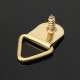 1pcs Gold D-Ring Painting Picture Frame Hanging Triangle Hanger Hook with Screw 1pcs Gold D-Ring Painting Picture Frame Hanging Triangle Hanger Hook with Screw