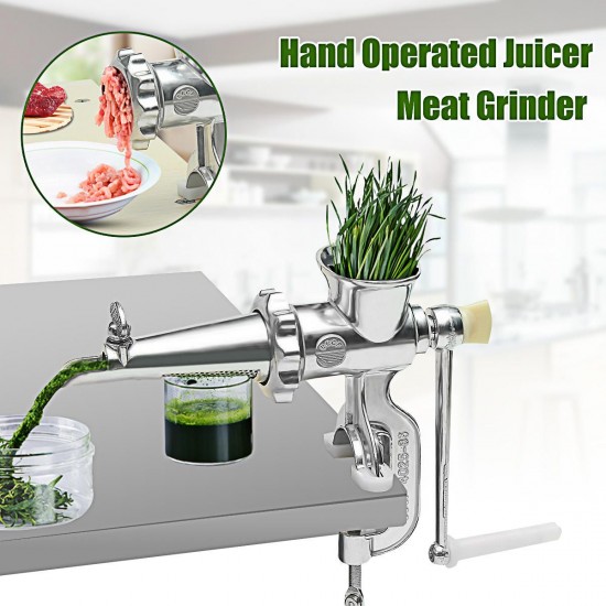 2 In 1 Hand Operated Juicer Presses Food Meat Grinder Meat Fruit Vegetable 2 In 1 Hand Operated Juicer Presses Food Meat Grinder Meat Fruit Vegetable