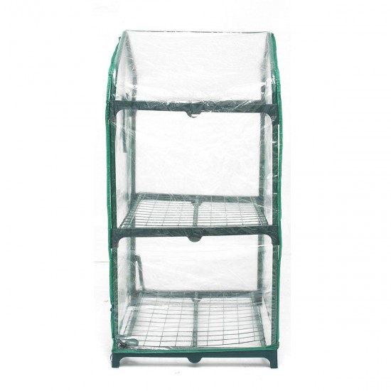 2 Layers Mini Greenhouse Home Outdoor Flower Plant Pot Gardening Winter Shelves 2 Layers Mini Greenhouse Home Outdoor Flower Plant Pot Gardening Winter Shelves