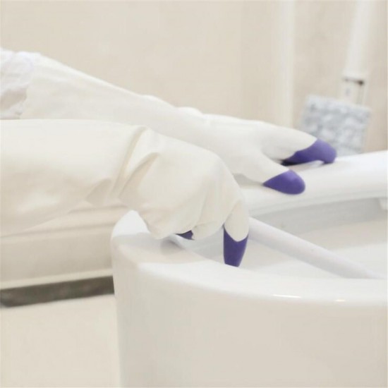 2 Pairs Flocking Clean Gloves Home Washing Laundry Glove For Kitchen Household Antiskid from Xiaomi Youpin 2 Pairs Flocking Clean Gloves Home Washing Laundry Glove For Kitchen Household Antiskid from Xiaomi Youpin