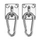 2 Sets Of Suspended Ceiling Wall Mount U-Shaped Hooks Stainless Steel Heavy Duty 2 Sets Of Suspended Ceiling Wall Mount U-Shaped Hooks Stainless Steel Heavy Duty