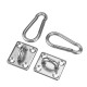 2 Sets Of Suspended Ceiling Wall Mount U-Shaped Hooks Stainless Steel Heavy Duty 2 Sets Of Suspended Ceiling Wall Mount U-Shaped Hooks Stainless Steel Heavy Duty