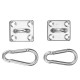 2 Sets Of Suspended Ceiling Wall Mount U-Shaped Hooks Stainless Steel Heavy Duty 2 Sets Of Suspended Ceiling Wall Mount U-Shaped Hooks Stainless Steel Heavy Duty