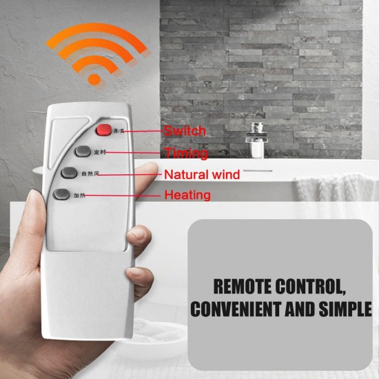 2000W Electric Timing Wall Mounted Heater Space Heating Air Conditioner W/ Remote 2000W Electric Timing Wall Mounted Heater Space Heating Air Conditioner W/ Remote