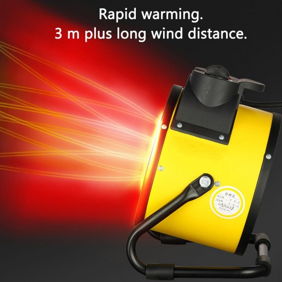 2000W/3000W Portable Electric Space Air Heater Fan Warmer Ceramic Heating For Industry Household