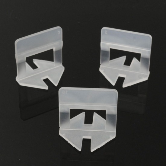 200Pcs 1mm White Ceramic Tile Tiling Accessibility Spacers Plastic Clip 200Pcs 1mm White Ceramic Tile Tiling Accessibility Spacers Plastic Clip