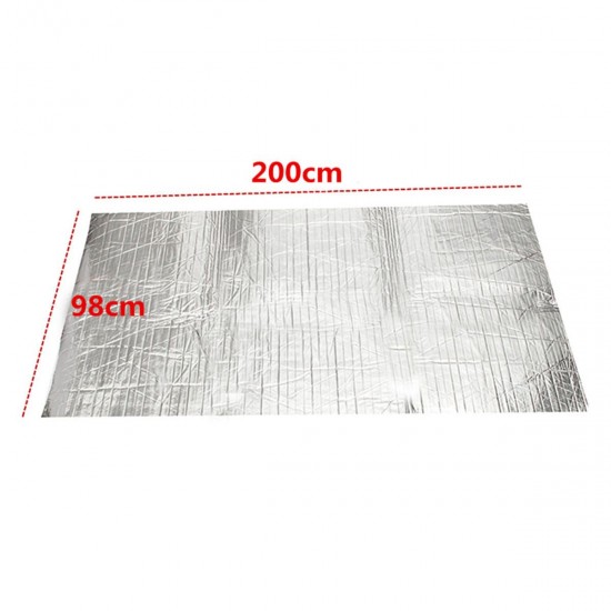 200x98cm Sound Proofing Carpet Mat Noise Heat Insulation Deadener for Floor Trunk
