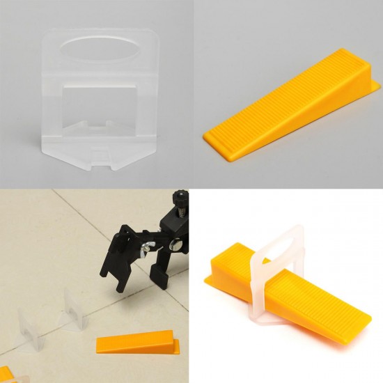 201Pcs 2mm Tile Leveling Spacers System Set 100 Clips + 100 Wedges + Plier Tiling Spacer 201Pcs 2mm Tile Leveling Spacers System Set 100 Clips + 100 Wedges + Plier Tiling Spacer
