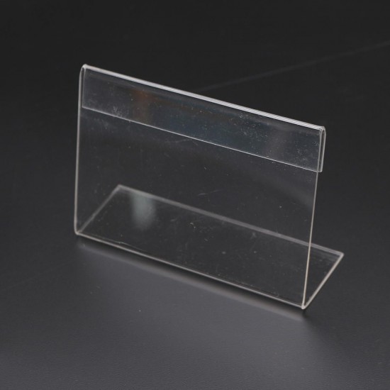 20Pcs 9cmx6cm Acrylic Sign Display Label Price Name Card Tag Holder Stands 20Pcs 9cmx6cm Acrylic Sign Display Label Price Name Card Tag Holder Stands