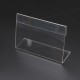 20Pcs 9cmx6cm Acrylic Sign Display Label Price Name Card Tag Holder Stands 20Pcs 9cmx6cm Acrylic Sign Display Label Price Name Card Tag Holder Stands