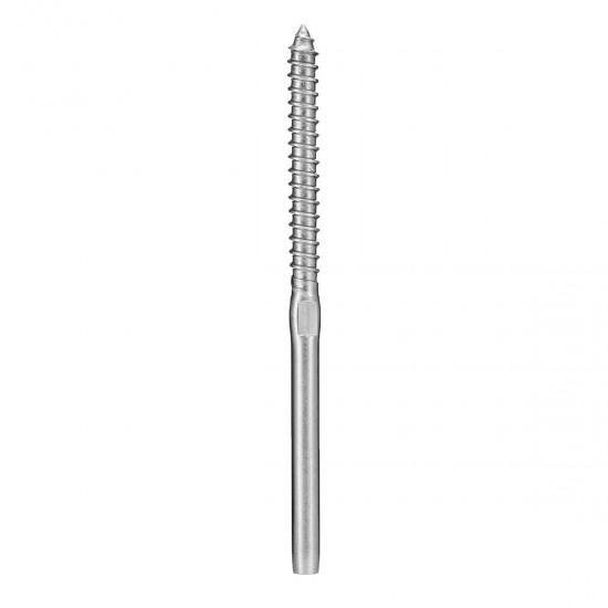 20Pcs Left Hand therad Steel Wire Rope Balustrade Kit Lag Screw Terminal Swage 3.2mm for 1/8'' Cable 20Pcs Left Hand therad Steel Wire Rope Balustrade Kit Lag Screw Terminal Swage 3.2mm for 1/8'' Cable