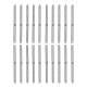 20Pcs Left Hand therad Steel Wire Rope Balustrade Kit Lag Screw Terminal Swage 3.2mm for 1/8'' Cable