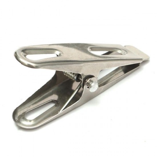 20Pcs Stainless Steel Clips Tent Windproof Securing Hook Buckle 20Pcs Stainless Steel Clips Tent Windproof Securing Hook Buckle