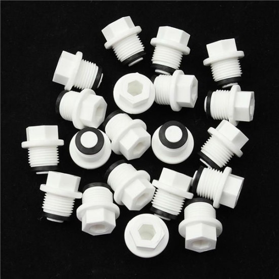20pcs PPR Teeth Plug PPR External Wire Plug DN20 Pipe Fittings of Hot Water 20pcs PPR Teeth Plug PPR External Wire Plug DN20 Pipe Fittings of Hot Water