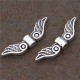 20pcs Silver Angel Fairy Wings Charm Spacer Beads Craft Hardware