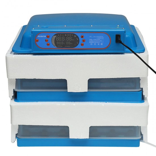 220V 112 Position Eggs Automatic Incubator LED Egg Incubator Poultry Hatcher