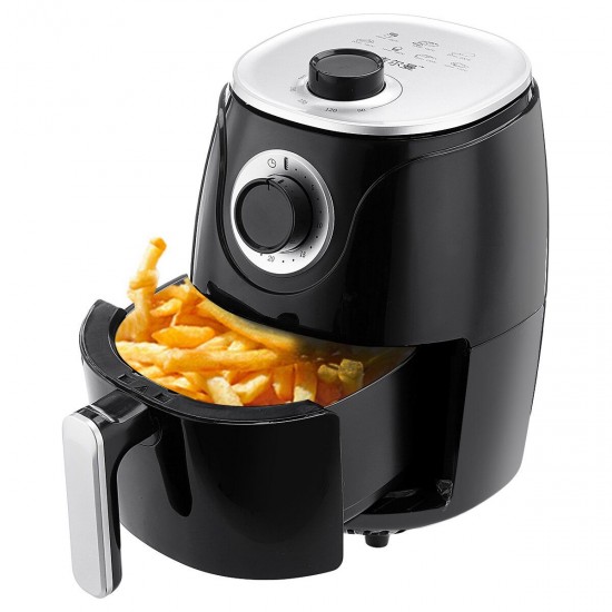 220V 1500wW Air Fryer Household 2.6L Large Capacity No Oil Smoke Electric Fryer Fries Pizza Cooker Oven 220V 1500wW Air Fryer Household 2.6L Large Capacity No Oil Smoke Electric Fryer Fries Pizza Cooker Oven
