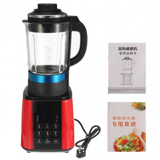 220V 1750ml Electric Auto Heating Blender Adjustable Speed Food Mixer Juicer Machine 220V 1750ml Electric Auto Heating Blender Adjustable Speed Food Mixer Juicer Machine