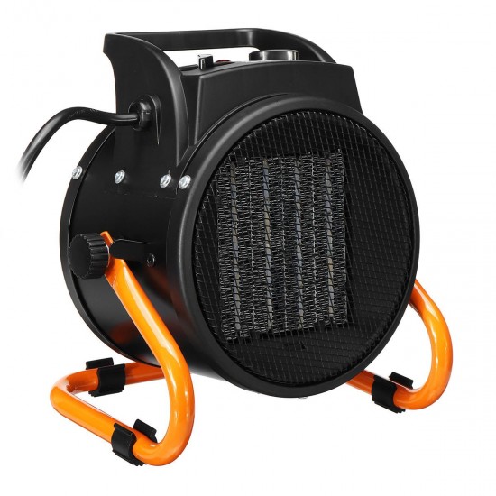 220V 2KW Industrial Fan Heater Electric Heater Fan Tilting Round for Industrial Workshop Garage 220V 2KW Industrial Fan Heater Electric Heater Fan Tilting Round for Industrial Workshop Garage