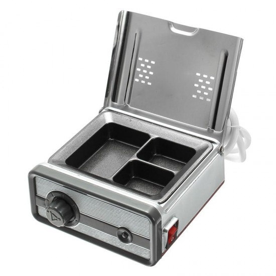 220V 3-Well Portable Dental Analog Wax Heating Dipping Pot Lab Heater Equipment Dental Tools 220V 3-Well Portable Dental Analog Wax Heating Dipping Pot Lab Heater Equipment Dental Tools