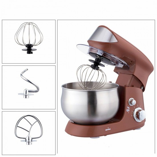 220V 3.5L Stand Mixer Mixing Machine Electric Cake Beater Maker Dough Hook Whisk 6 Speed