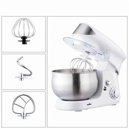 220V 3.5L Stand Mixer Mixing Machine Electric Cake Beater Maker Dough Hook Whisk 6 Speed