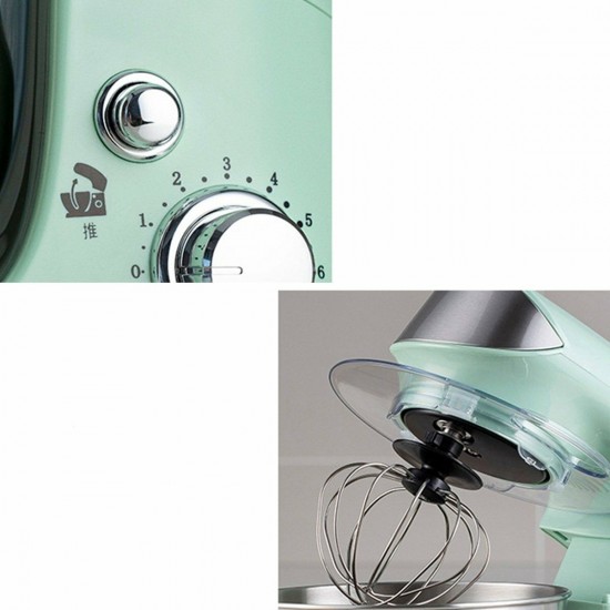 220V 3.5L Stand Mixer Mixing Machine Electric Cake Beater Maker Dough Hook Whisk 6 Speed