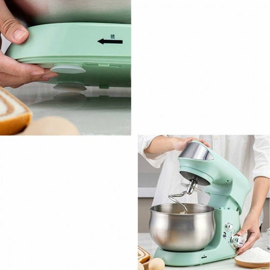 220V 3.5L Stand Mixer Mixing Machine Electric Cake Beater Maker Dough Hook Whisk 6 Speed