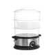 220V 800W 3 Tier Electric Food Steamer Timing Home Kitchen Fish Cooking Machine