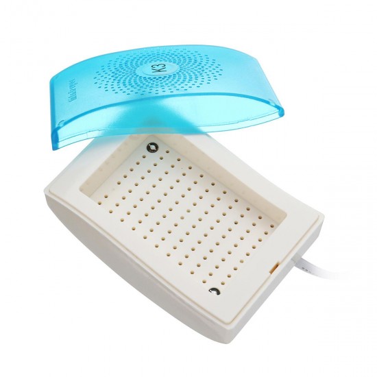 220V Automatic Hearing Aid Cleaner Dryer Drying Electric Dehumidification UV Light Storage Box