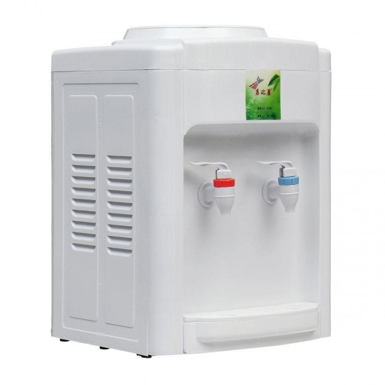 220V Electric Cold Hot Water Beverage Cooler Dispenser 3-5 Gallon Home Office Use Desktop