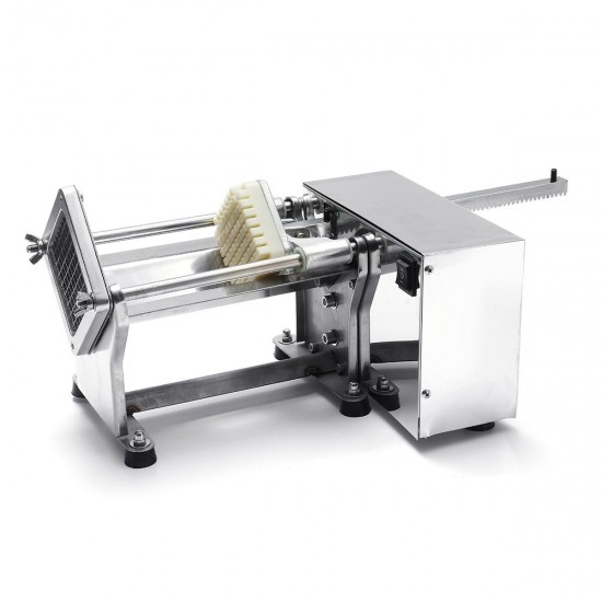 220V Electric Potato Chip Cutter French Fries Cutting Slicer Stainless Steel Machine 220V Electric Potato Chip Cutter French Fries Cutting Slicer Stainless Steel Machine