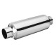 2.25'' Inlet/Outlet Stainless Steel Universal Exhaust Turbine Muffler Resonator 2.25'' Inlet/Outlet Stainless Steel Universal Exhaust Turbine Muffler Resonator