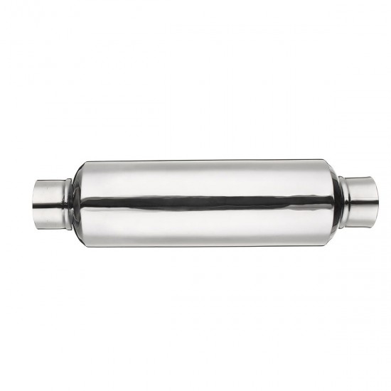 2.25'' Inlet/Outlet Stainless Steel Universal Exhaust Turbine Muffler Resonator 2.25'' Inlet/Outlet Stainless Steel Universal Exhaust Turbine Muffler Resonator