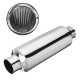 2.25'' Inlet/Outlet Stainless Steel Universal Exhaust Turbine Muffler Resonator 2.25'' Inlet/Outlet Stainless Steel Universal Exhaust Turbine Muffler Resonator