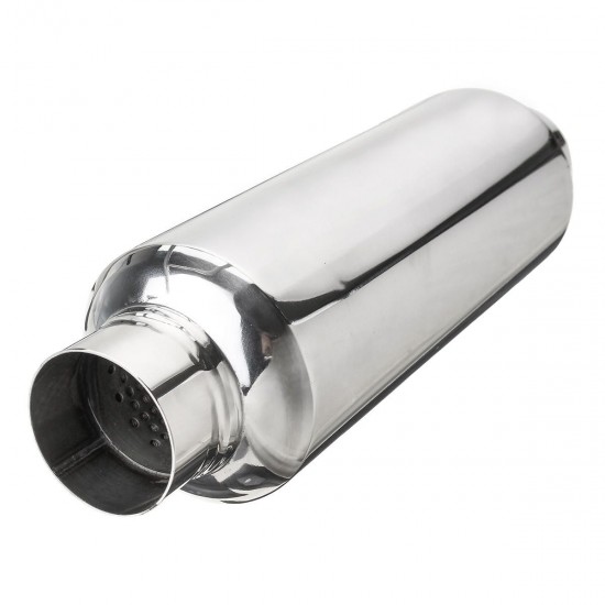 2.25'' Inlet/Outlet Stainless Steel Universal Exhaust Turbine Muffler Resonator 2.25'' Inlet/Outlet Stainless Steel Universal Exhaust Turbine Muffler Resonator