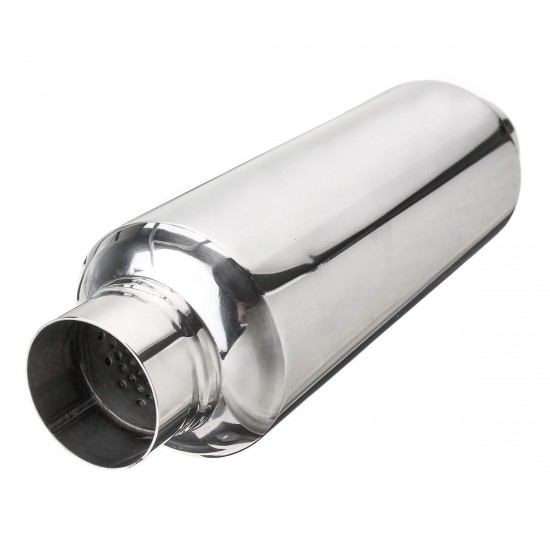 2.25'' Inlet/Outlet Stainless Steel Universal Exhaust Turbine Muffler Resonator