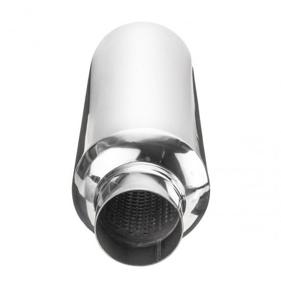 2.25'' Inlet/Outlet Stainless Steel Universal Exhaust Turbine Muffler Resonator 2.25'' Inlet/Outlet Stainless Steel Universal Exhaust Turbine Muffler Resonator