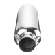 2.25'' Inlet/Outlet Stainless Steel Universal Exhaust Turbine Muffler Resonator 2.25'' Inlet/Outlet Stainless Steel Universal Exhaust Turbine Muffler Resonator